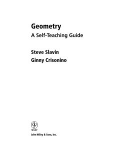 Geometry – A Self-Teaching Guide