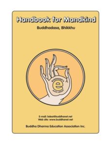 Handbook for Mandkind — Buddhadasa Bhikkhu