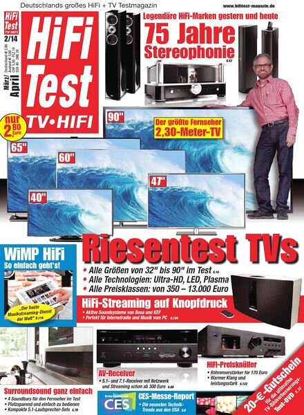 Hifi Test TV Video – HiFi + TV Testmagazin Marz-April 02, 2014