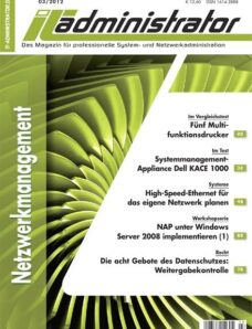 IT-Administrator Magazin N 03, 2012
