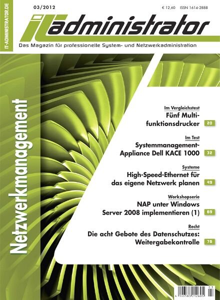 IT-Administrator Magazin N 03, 2012