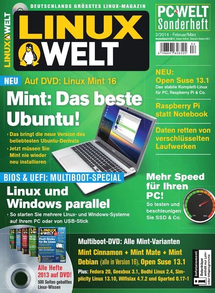 PC-WELT Sonderheft Linuxwelt Februar Maerz N 02, 2014