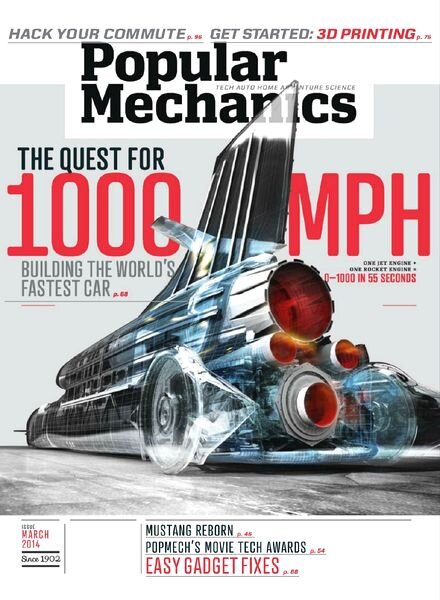 Popular Mechanics USA — March 2014
