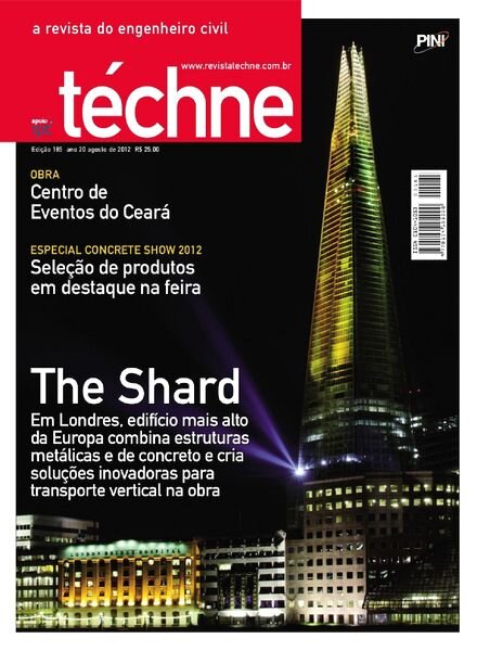 Revista Techne – 20 de agosto de 2012