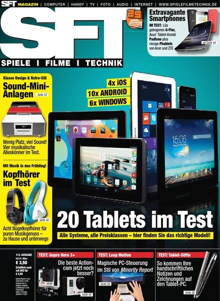 SFT – Spiele Filme Technik Test-Magazin Marz 03, 2014