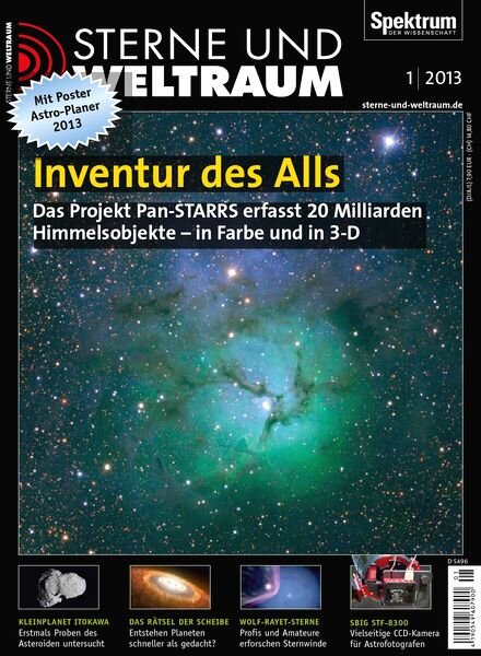 Sterne und Weltraum Magazin 2013-01