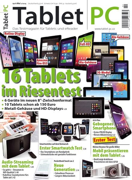 Tablet PC Testmagazin – April-Mai N 02, 2014