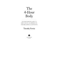 The 4-Hour body