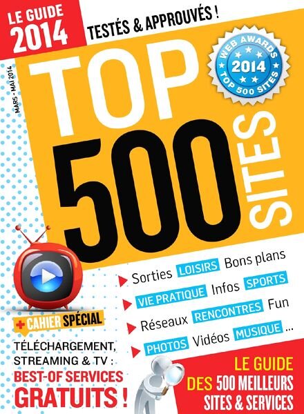Top 500 Sites Internet N 18 – Mars-Mai 2014
