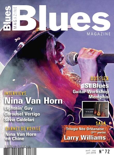 Blues Magazine N 72 — Avril-Mai-Juin 2014