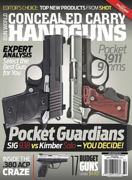 Conceal and Carry Handguns – May-June 2014
