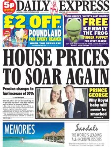 Daily Express – Saturday, 22 March 2014