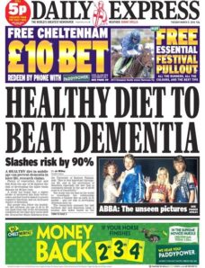 Daily Express – Tuesday, 11 March 2014