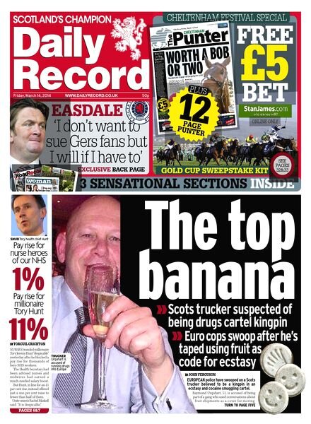 Daily Record — Friday, 14 March 2014