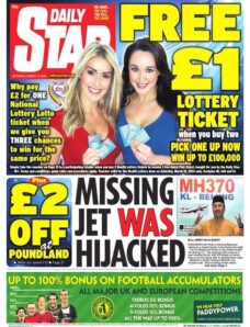 DAILY STAR – Saturday, 15 March 2014