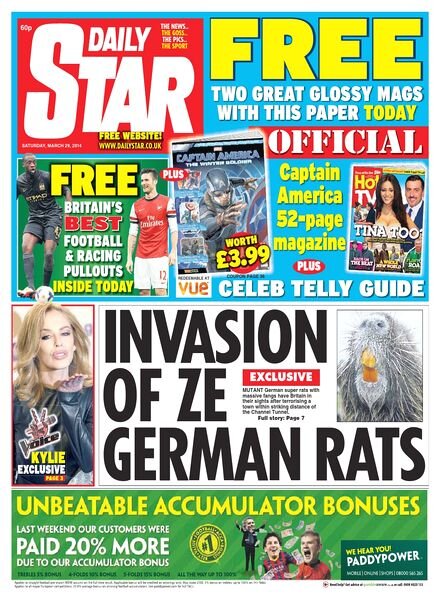 DAILY STAR — Saturday, 29 March 2014