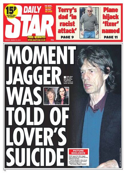DAILY STAR — Tuesday, 18 March 2014