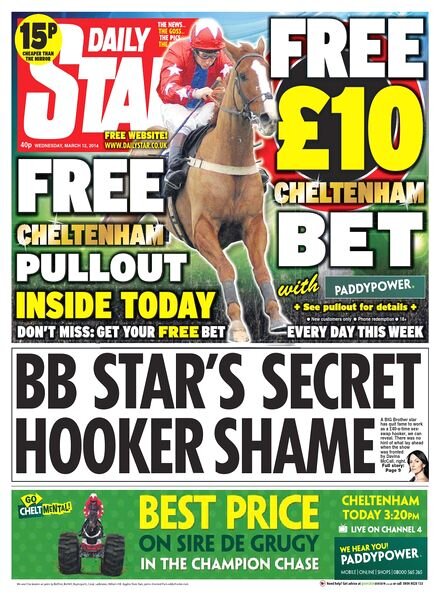 DAILY STAR — Wednesday, 12 March 2014