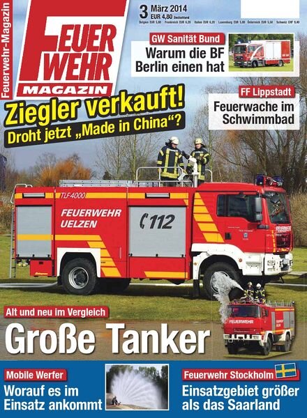 Feuerwehr Magazin – Marz 03, 2014