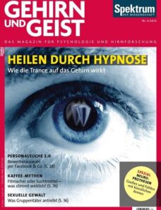 Gehirn und Geist Magazin April N 04, 2014