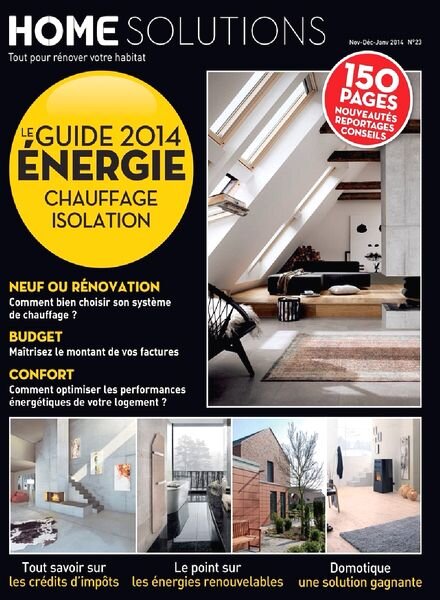 Home Solutions Magazine N 23 – Le guide 2014 – Energie et chauffage