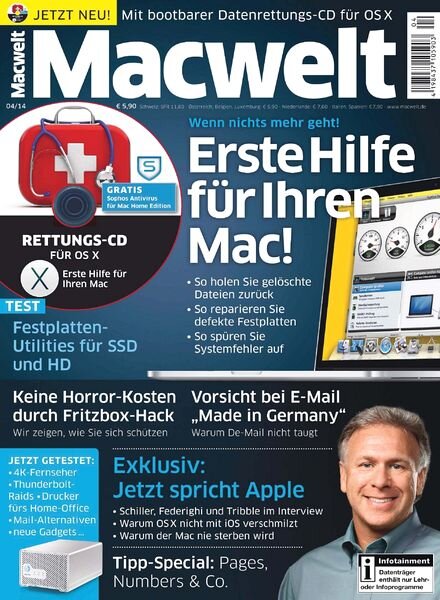 Macwelt Magazin April N 04, 2014