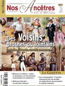 Nos Ancetres, Vie & Metiers N 66 – Mars-Avril 2014