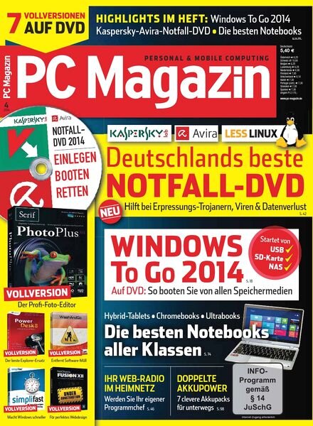PC Magazin Germany — April 04, 2014