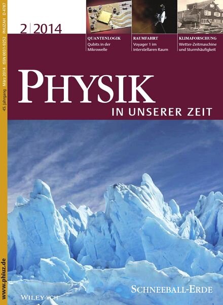 Physik in unserer Zeit Marz 02, 2014