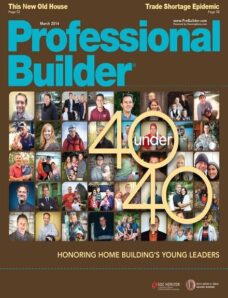 Professional Builder – March 2014