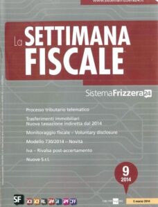 Settimana Fiscale N 9 – 5 marzo 2014