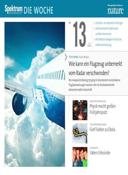Spektrum Die Woche Magazin N 13 vom 27 Marz 2014