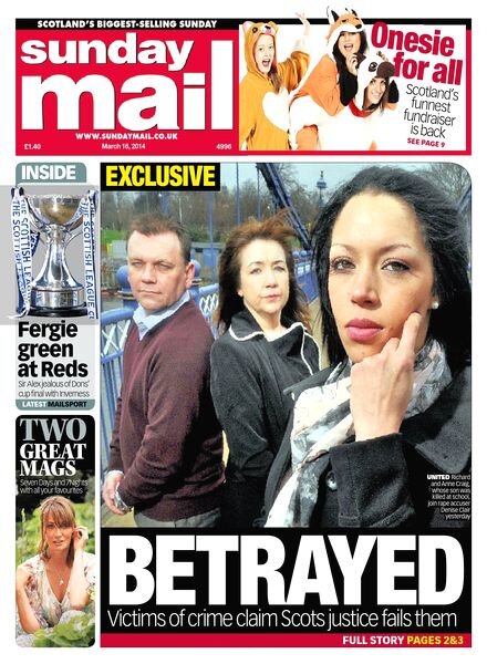 Sunday Mail – 16 March 2014