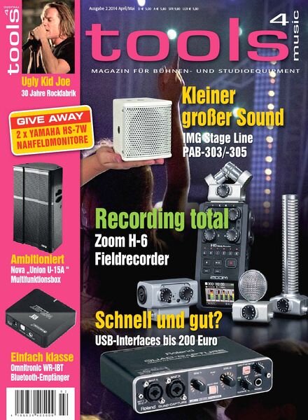 Tools 4 Music Magazin (Deutsche Ausgabe) April-Mai N 02, 2014