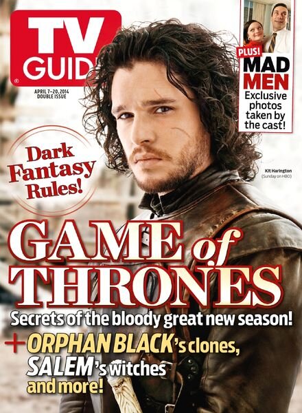 TV Guide Magazine – 7 April 2014