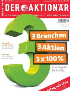 Aktionar Magazin N 16 vom 09 April 2014