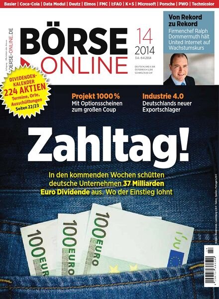 Borse Online Magazin N 14 vom 03 April 2014