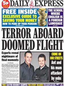 Daily Express – Tuesday, 25 March 2014