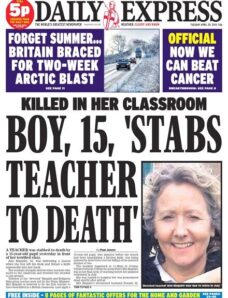 Daily Express – Tuesday, 29 April 2014