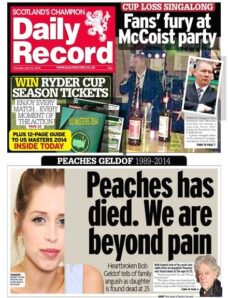 Daily Record — Tuesday, 08 April 2014
