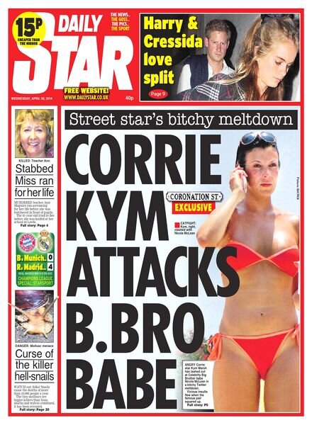 DAILY STAR — Wednesday, 30 April 2014