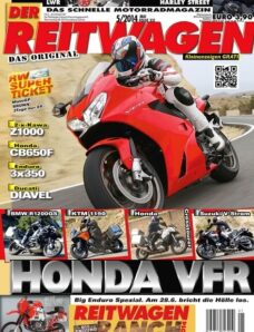 Der Reitwagen — Motorradmagazin Mai N 05, 2014