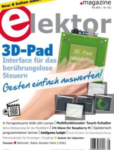 Elektor Elektronikmagazin Germany edition Mai N 05, 2014