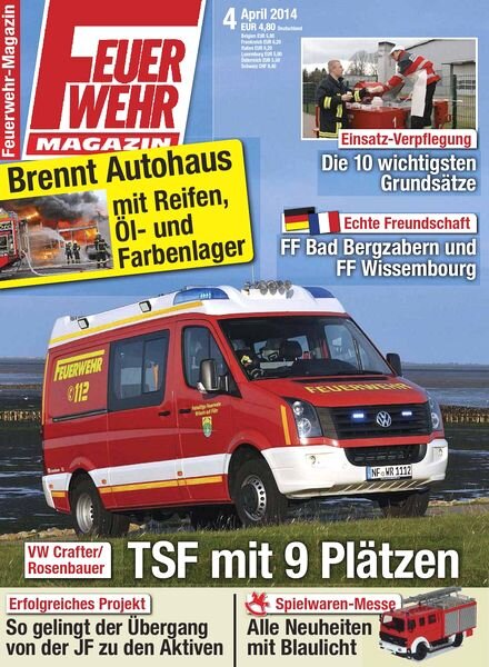 Feuerwehr Magazin — April 04, 2014