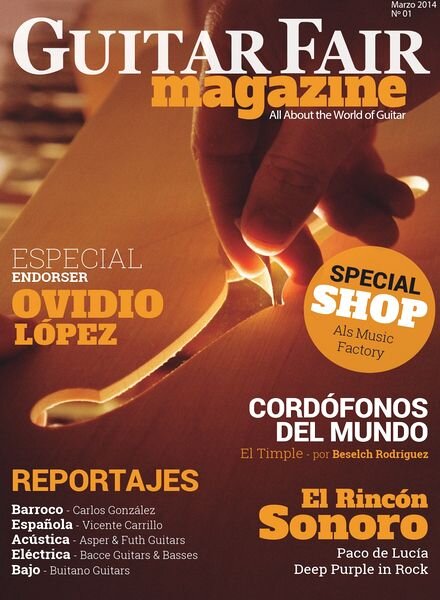 Guitar Fair Magazine — Marzo 2014