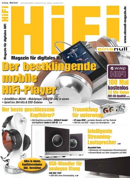 Hifi einsnull Magazin – Mai-Juni 02, 2014