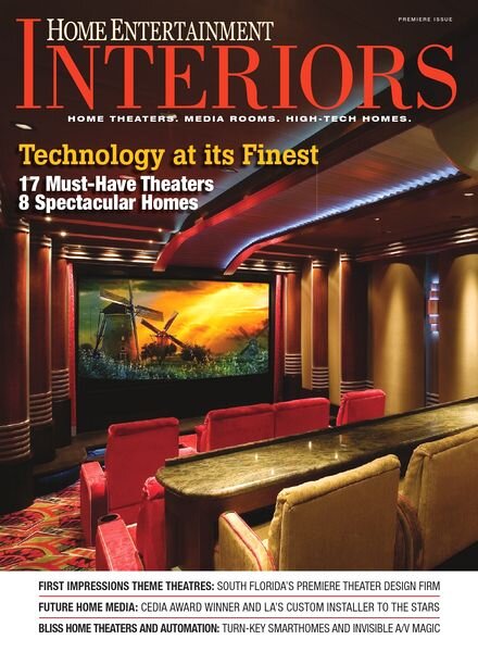 Home Entertainment Interiors — Premiere Issue