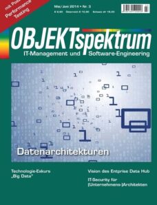 Objektspektrum Software-Engineering und IT Management Magazin Mai-Juni N 03, 2014