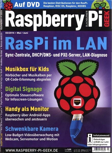 Raspberry Pi Geek Magazin Mai-Juni N 03, 2014