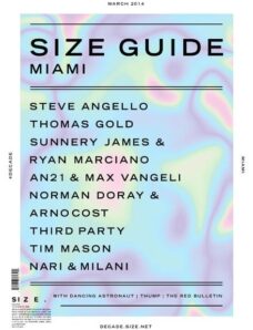 Size Guide miami — March 2014